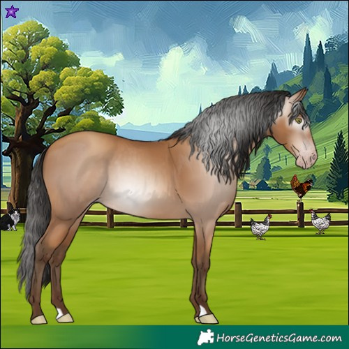 Horse Color:Gray Amber Champagne 