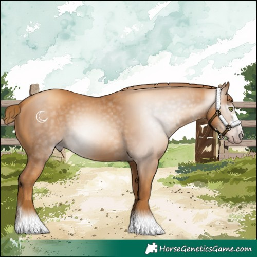 Horse Color:Gray Gold Champagne 