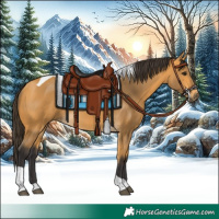 Horse Color:Buckskin Tobiano 