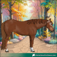 Horse Color:Gray Chestnut 