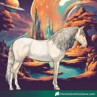 Horse Color:Buckskin Roan Pearl and Silver Buckskin Roan Pearl
