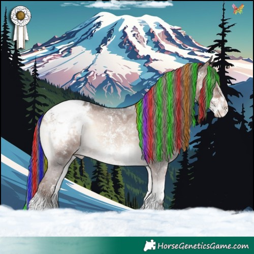 Horse Color:Painted Liver Red Onyx Mushroom Sabino Appaloosa 