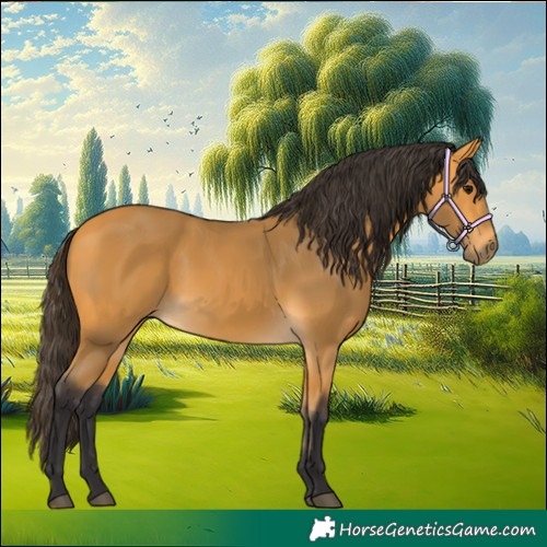 Horse Color:Buckskin 