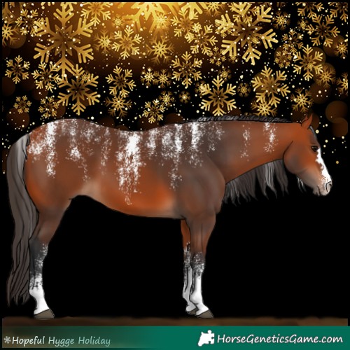 Horse Color:Powder White Bay 