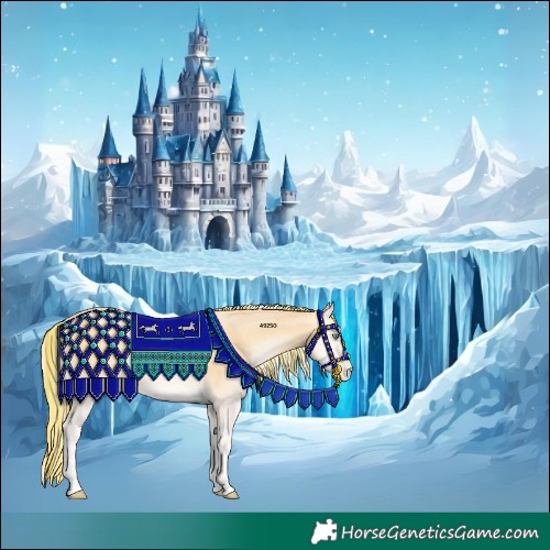Horse Color:Void Painted Palomino Pearl Onyx 