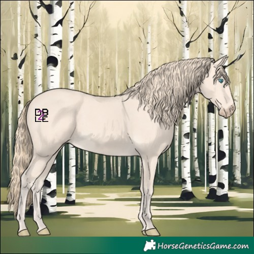 Horse Color:Perlino