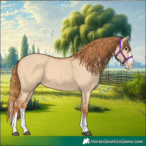 Horse Color:Red Dun Splash 