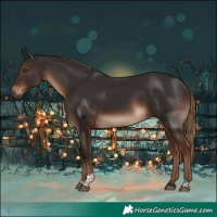 Horse Color:Liver Chestnut Tobiano 