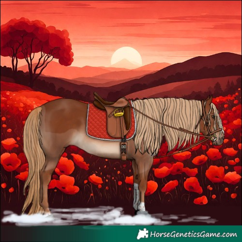Horse Color:Chestnut Tobiano