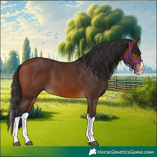 Horse Color:Bay Splash 