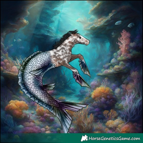 Horse Color:White Spotted Brown Ice 