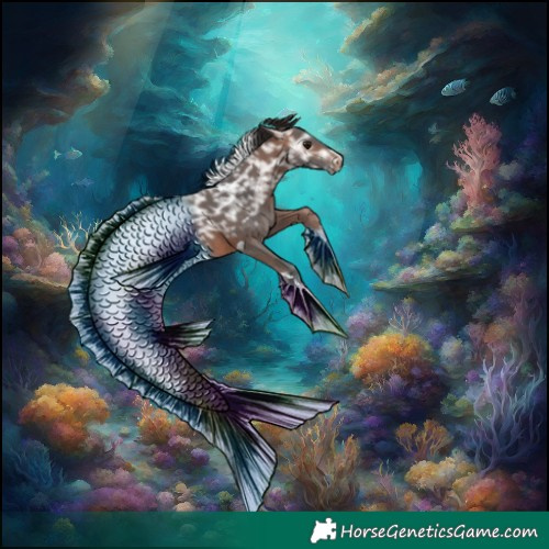 Horse Color:Brown Ice Tobiano 