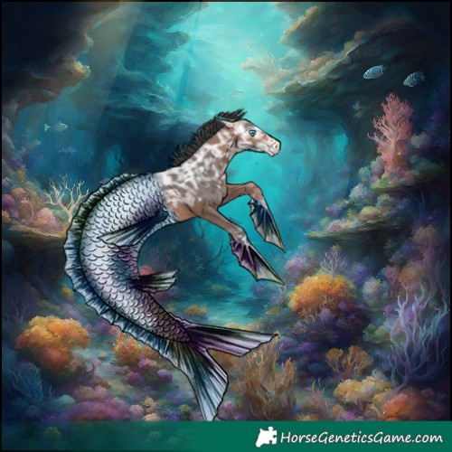 Horse Color:White Spotted Bay Ice Merle Tobiano 