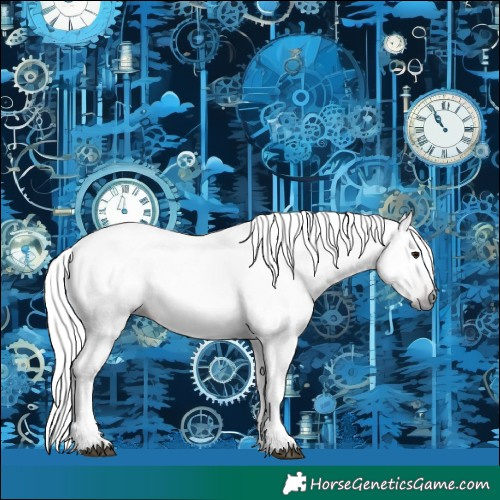 Horse Color:Gray Brown