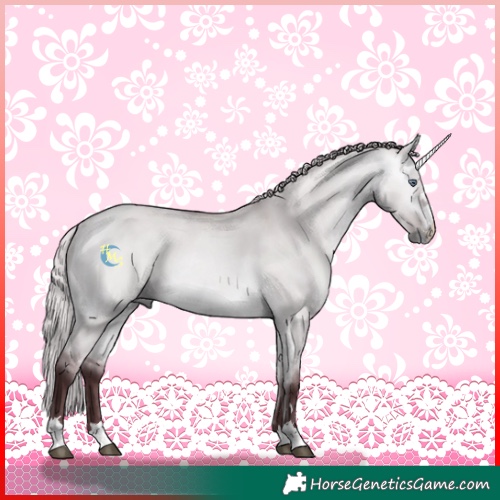 Horse Color:Chocolate Silver Bay Chinchilla Dun 