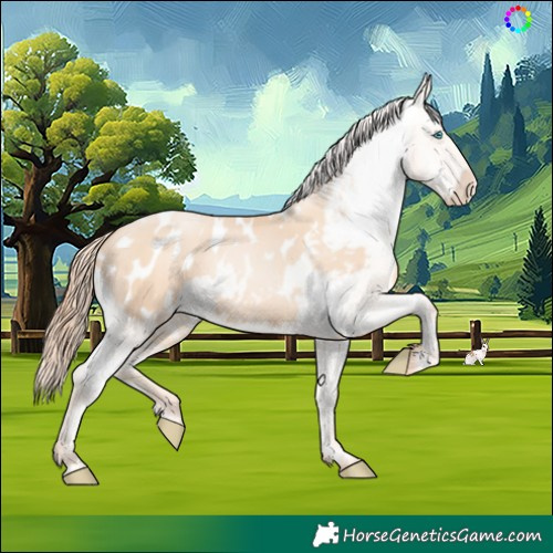 Horse Color:Amber Champagne Pearl Appaloosa