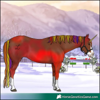 Horse Color:Painted Chestnut Splash 