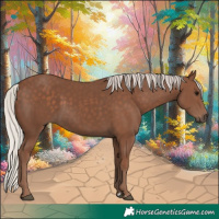 Horse Color:Silver Black 