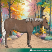Horse Color:Silver Black 
