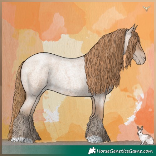 Horse Color:Blue Roan Pearl Appaloosa 