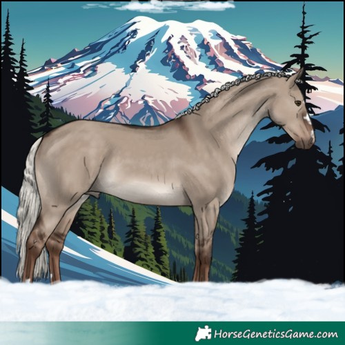Horse Color:Liver Red Dun Mushroom 