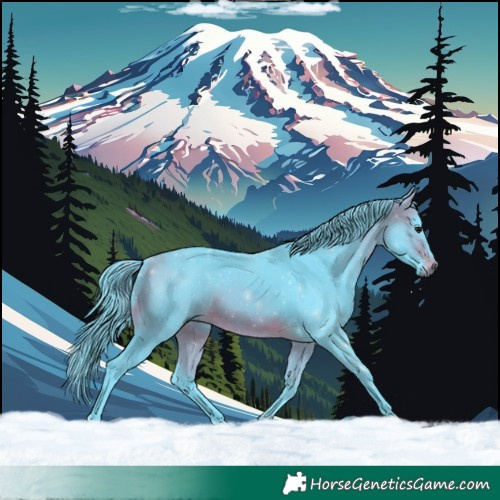 Horse Color:Watercolor Brown 