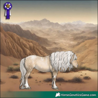 Horse Color:Powder White White Spotted Silver Buckskin Pearl Dun Brindle 