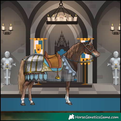 Horse Color:Liver Chestnut Tobiano Rabicano 