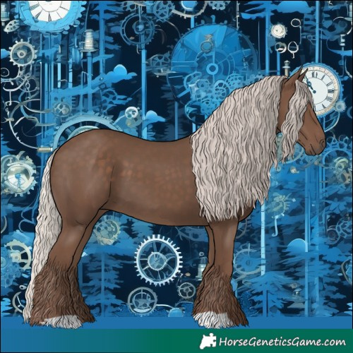 Horse Color:Silver Black