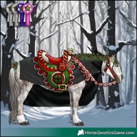 Horse Color:Silver Bay Chinchilla Dun Splash Tobiano Appaloosa Rabicano  and Liver Red Dun Tobiano Appaloosa Rabicano 