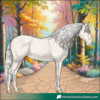 Horse Color:Cremello Dun Appaloosa 