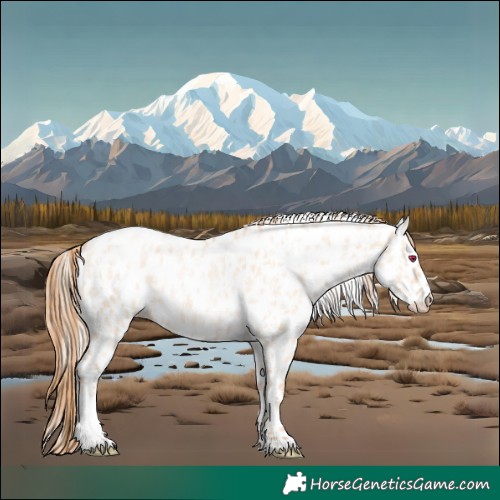 Horse Color:Silver Amber Champagne Pearl Dun Tobiano Appaloosa Rabicano and Gold Champagne Pearl Dun Tobiano Appaloosa Rabicano