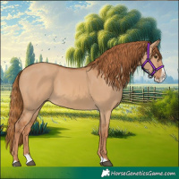 Horse Color:Red Dun Splash 