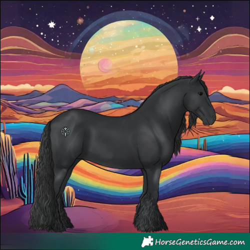 Horse Color:Black 