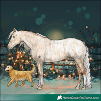 Horse Color:Gray Silver Amber Champagne Pearl Dun Tobiano Appaloosa Rabicano and Silver Amber Champagne Pearl Dun Tobiano Appaloosa Rabicano