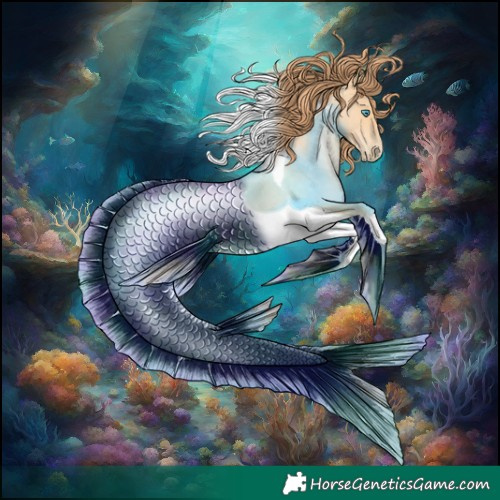 Horse Color:Bay Snowdrop Pearl Tobiano 