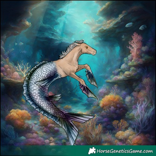 Horse Color:Silver Black Pearl 