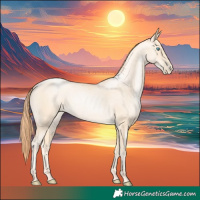 Horse Color:Classic Cream Champagne Pearl 