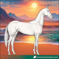 Horse Color:Gold Cream Champagne Pearl Tobiano