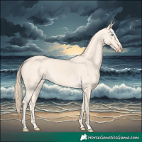 Horse Color:Perlino 