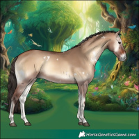 Horse Color:White Spotted Bay Onyx Rabicano 