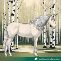 Horse Color:Cremello 