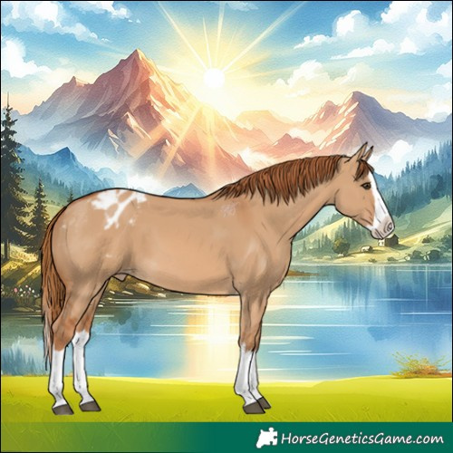 Horse Color:Red Dun Splash Appaloosa 