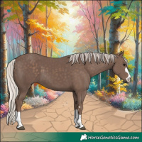 Horse Color:Silver Black 
