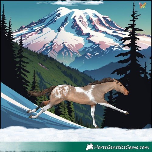 Horse Color:Bay Dun Tobiano Appaloosa 
