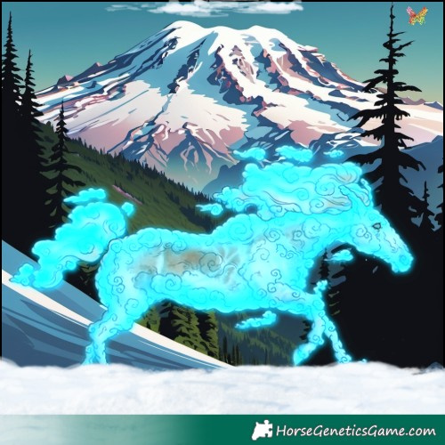 Horse Color:Thunderstruck Silver Black Splash Tobiano 