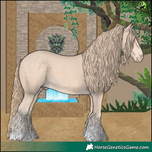 Horse Color:Perlino 
