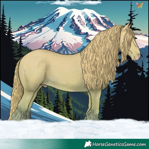 Horse Color:Perlino 