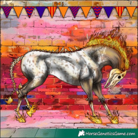 Horse Color:Classic Champagne Appaloosa 