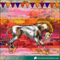 Horse Color:Classic Champagne Tobiano